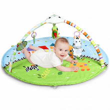 Load image into Gallery viewer, Baby Activity Educational Gym Play Mat with Hanging Toys