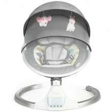 Load image into Gallery viewer, Baby Swing Electric Rocking Chair with Bluetooth Music Timer-Gray