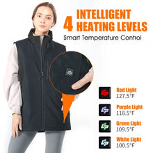 Load image into Gallery viewer, Men' & Women' Electric USB Heated Sleeveless Vest-Black-XXL