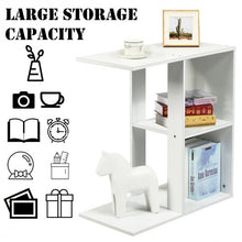 Load image into Gallery viewer, 3-tier Side Table with Storage Shelf