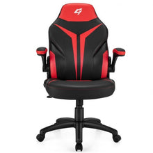 Load image into Gallery viewer, Height Adjustable Swivel High Back Gaming Chair Computer Office Chair-Red