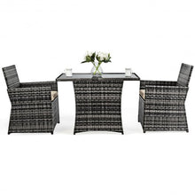 Load image into Gallery viewer, 3PCS Outdoor Patio Rattan Wicker Furniture Set