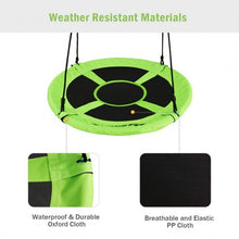 Load image into Gallery viewer, 40" Flying Saucer Tree Swing Indoor Outdoor Play Set-Green