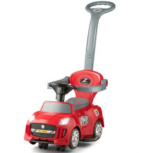 Load image into Gallery viewer, 3 in 1 Kids Ride on Push Car Stroller Toddler Wagon-Red