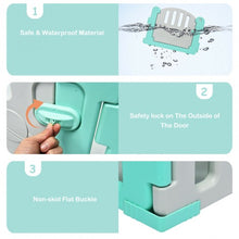 Load image into Gallery viewer, 20-Panel Playpen with Music Box & Basketball Hoop-Light Green