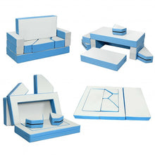 Load image into Gallery viewer, 4-in-1 Crawl Climb Foam Shapes Toddler Kids Playset-Blue