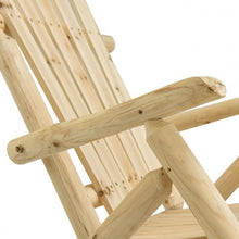 Load image into Gallery viewer, Wood Single Porch Rocker Lounge Patio Rocking Chair