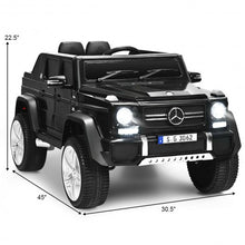 Load image into Gallery viewer, 12V Licensed Mercedes-Benz Kids Ride On Car-Black