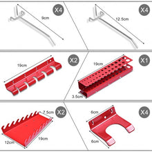 Load image into Gallery viewer, 24" x 48" Metal Pegboard Garage Tool Board Holder