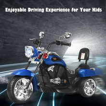 Load image into Gallery viewer, 6V 3 Wheel Kids Motorcycle-Blue