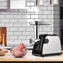 Load image into Gallery viewer, 2000W Stainless Steel Electric Meat Grinder Sausage Stuffer Maker