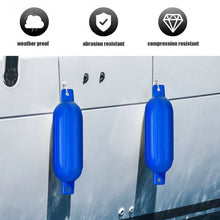 Load image into Gallery viewer, 23" 4 Pack Hand Inflatable Marine Bumper Boat Fenders-Blue