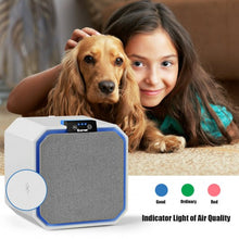 Load image into Gallery viewer, Desktop HEPA Air Purifier Home Air Cleaner with 2-in-1 Composite HEPA Filter