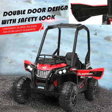 Load image into Gallery viewer, 12V Kids RC Electric Ride On Off-Road UTV Truck with MP3 and Light-Red