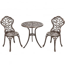 Load image into Gallery viewer, 3 Pcs Cast Aluminum Bistro Set