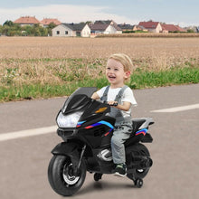 Load image into Gallery viewer, 12V Kids Ride On Motorcycle Electric Motor Bike-Black