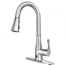 Load image into Gallery viewer, Touchless Kitchen Faucet with 360° Swivel Single Handle Sensor and 3 Mode Sprayer