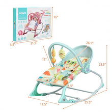 Load image into Gallery viewer, Baby Adjustable Swing Bouncer & Rocker-Green
