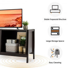 Load image into Gallery viewer, TV Stand Modern Entertainment Cabinet with Sliding Doors-Coffee