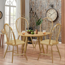 Load image into Gallery viewer, Set of 2 Vintage Windsor Wood Chair with Spindle Back for Dining Room