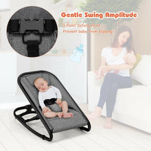 Load image into Gallery viewer, 2-in-1 Adjustable Baby Bouncer and Rocker-Gray
