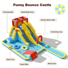 Load image into Gallery viewer, 7-in-1 Inflatable Dual Slide Water Park Bounce House Without Blower