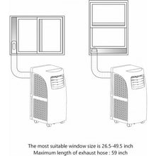 Load image into Gallery viewer, 8 000 BTU Portable Air Conditioner & Dehumidifier