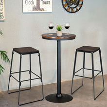 Load image into Gallery viewer, 30" Set of 4 Backless Industrial Bar Stools