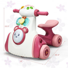 Load image into Gallery viewer, Baby Musical Balance Ride Toy-Pink