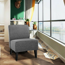 Load image into Gallery viewer, Contemporary Decor Solid Armless Accent Chair-Gray