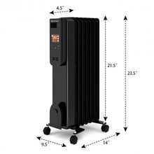 Load image into Gallery viewer, 1500W LCD Electric Radiator Heater w/ Remote Control