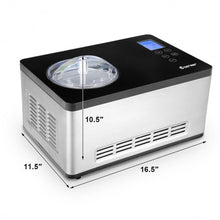 Load image into Gallery viewer, 2.1 Quart Ice Cream Maker with LCD Timer Control