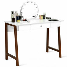 Load image into Gallery viewer, Computer Desk Laptop PC Writing Table Makeup Vanity Table-Walnut