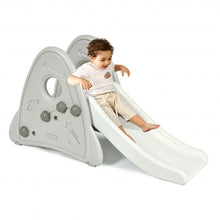 Load image into Gallery viewer, Freestanding Baby Slide Indoor First Play Climber Slide Set for Boys Girls -Gray