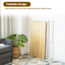 Load image into Gallery viewer, Folding Computer Desk Writing Study Desk Home Office with 6 Hooks-Natural