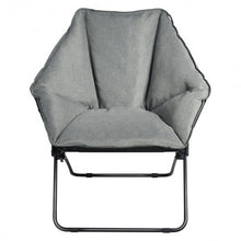 Load image into Gallery viewer, Folding Saucer Padded Chair Soft Wide Seat