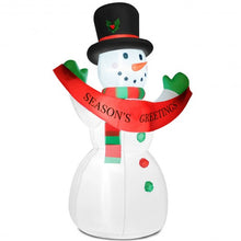 Load image into Gallery viewer, 6FT LED Yard Lawn Party Inflatable Christmas Snowman
