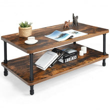 Load image into Gallery viewer, Industrial Rustic Accent Coffee Table