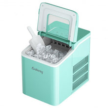 Load image into Gallery viewer, Portable Countertop Ice Maker Machine with Scoop-Green