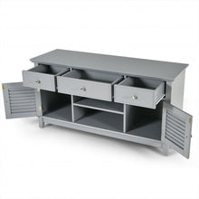 Load image into Gallery viewer, TV Stand Media Console with Drawers Cabinets-Gray