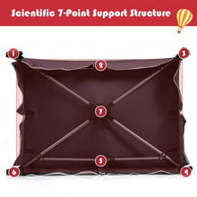 Load image into Gallery viewer, 4-in-1 Convertible Portable Baby Play yard with Toys and Music Player-Red