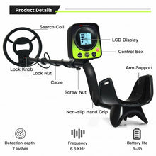 Load image into Gallery viewer, Metal Detectors with Square Back-Lit LCD Display