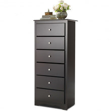 Load image into Gallery viewer, 6 Drawers Chest Dresser Clothes Storage Bedroom Furniture Cabinet-Brown