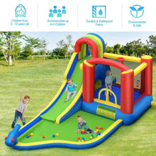 Load image into Gallery viewer, Inflatable Kid Bounce House Slide Climbing Splash Park Pool Jumping Castle