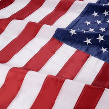 Load image into Gallery viewer, 3' x 5' US American Embroidered Flag