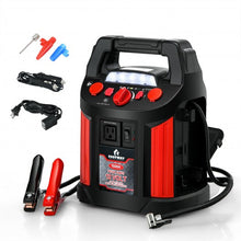 Load image into Gallery viewer, Jump Starter Air Compressor Power Bank Charger with LED Light and DC Outlet