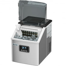 Load image into Gallery viewer, 48 Lbs Stainless Self-Clean Ice Maker with LCD Display