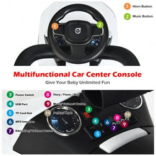 Load image into Gallery viewer, 3 in 1 Kids Ride On Push Car Stroller-White