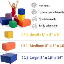 Load image into Gallery viewer, 7 Pieces Set PU Foam Big Building Blocks for Kids