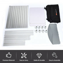 Load image into Gallery viewer, Portable Outdoor Camping Cooking Table with Storage Organizer